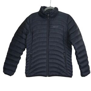 Marmot 600 Fill Down Packable Puffer Jacket Coat Womens Medium Outdoors Black
